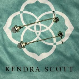 kendra scott crystal drop earrings